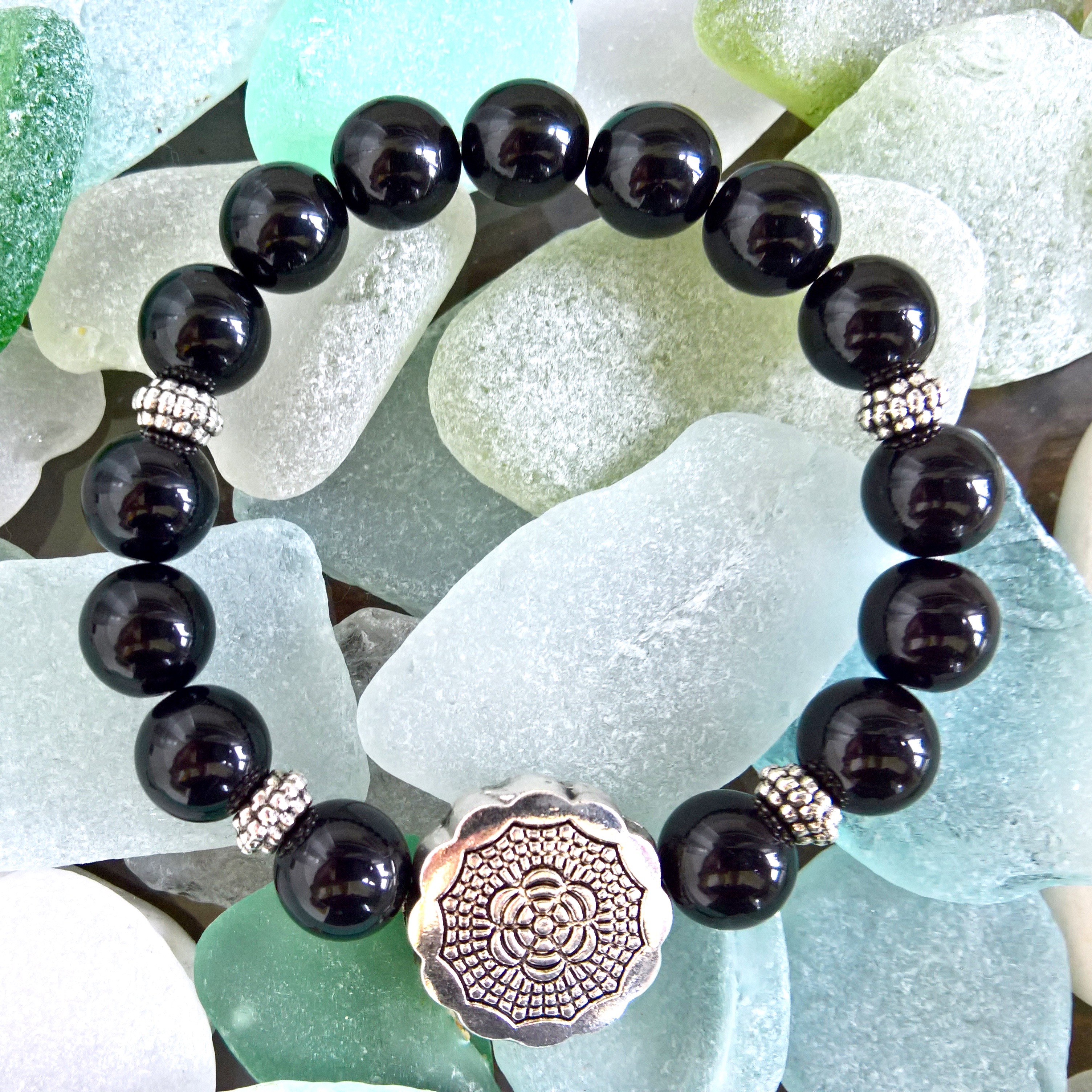 Charity Stone Bracelet Black Onyx Shek O Dog Department