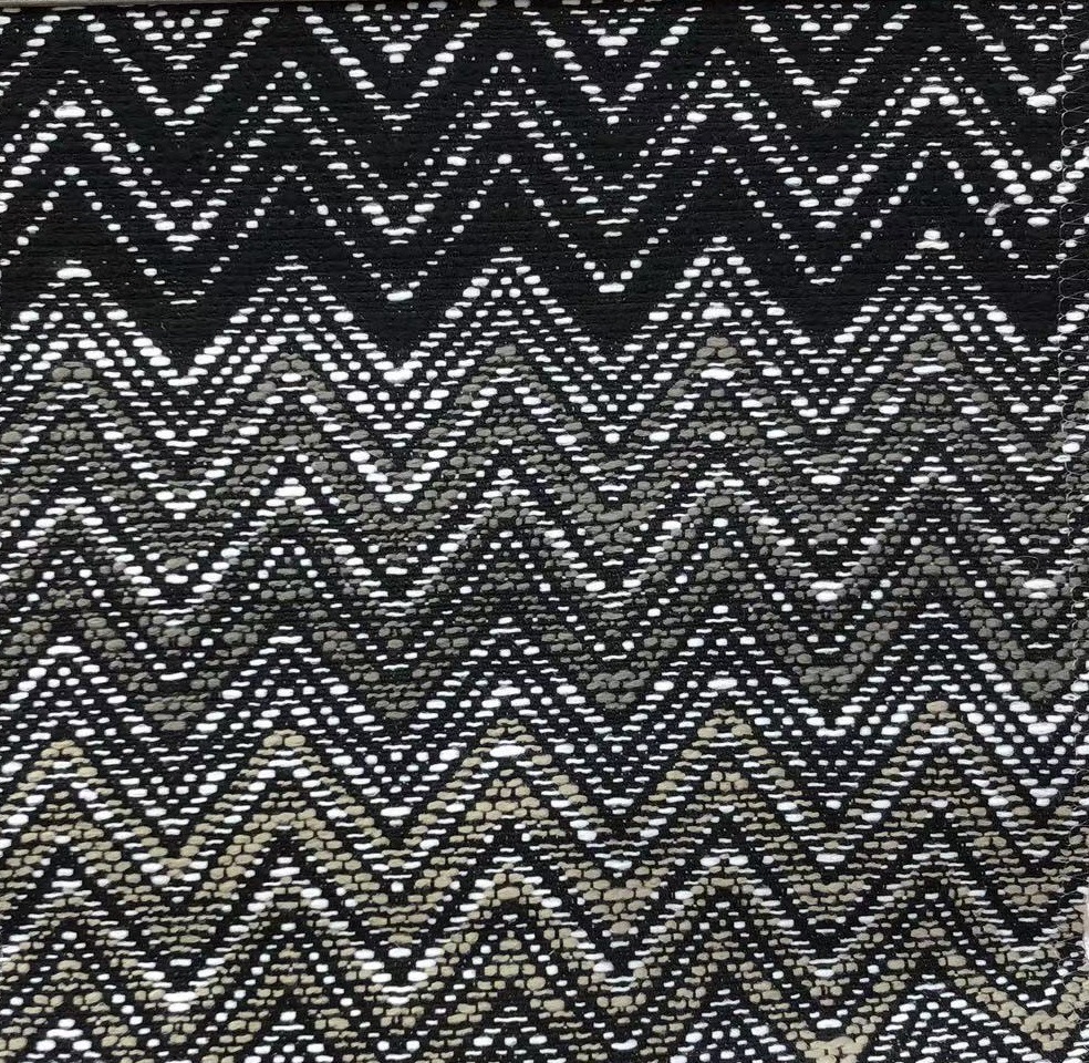 ZigZag Velvet Black & Grey / Medium (100 x 80) | Shek O Dog Department