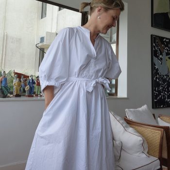 Shek O Summer Cotton dress collection - White