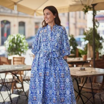Shek O Summer dress collection - Med Blue